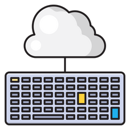 Cloud Keyboard  Icon