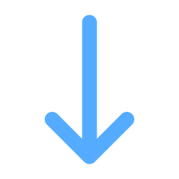 아래쪽 화살표  아이콘