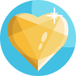 Heart Gemstone  Icon