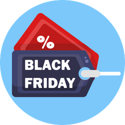 Black Friday Tag  Icon