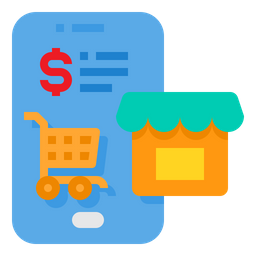 Mobile Shopping  Icon