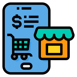 Mobile Shopping  Icon