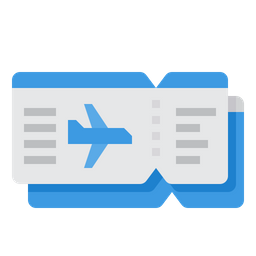 Airplane Ticket  Icon