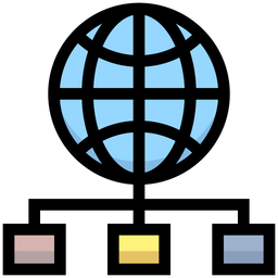 Global Network  Icon