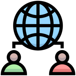 Global Connection  Icon