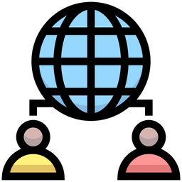 Global Connection  Icon