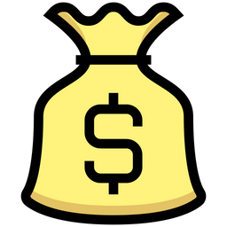 Dollar-Tasche  Symbol