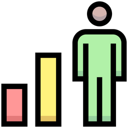 Gráfico de barras  Ícone