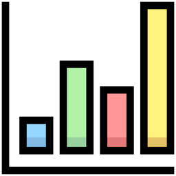 Gráfico de barras  Icono