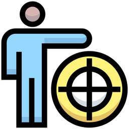 Employee Target  Icon