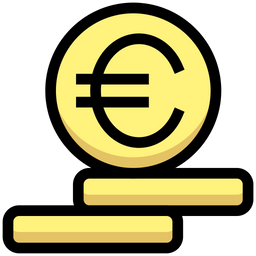 Euro Coin  Icon