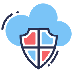 Cloud Protection  Icon