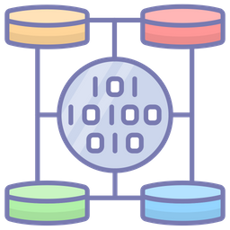 Binary Data  Icon