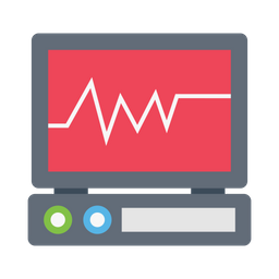 Cardiogram Machine  Icon