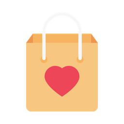 Tasche Geschenk Liebe Symbol