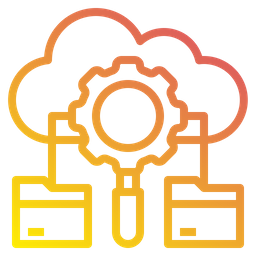 Cloud Data Process Analysis  Icon