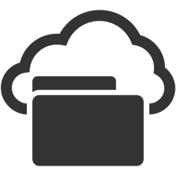 Cloud folder  Icon