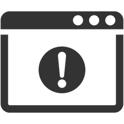 Internet Alert  Icon