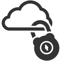 Cloud lock  Icon