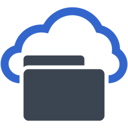 Cloud folder  Icon