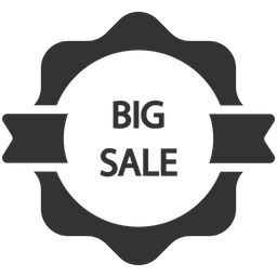 Big sale tag  Icon