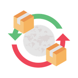 Global Delivery  Icon