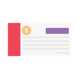 Cheque  Icon