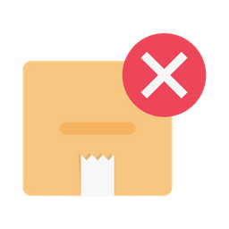 Cancel Delivery  Icon