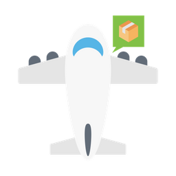 Airplane Delivery  Icon