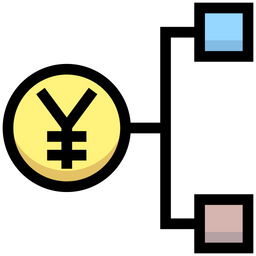 Finanzielle Hierarchie  Symbol
