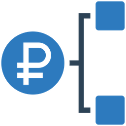 Finanzielle Hierarchie  Symbol