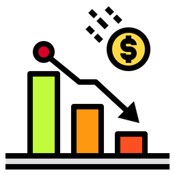 Loss Graph  Icon