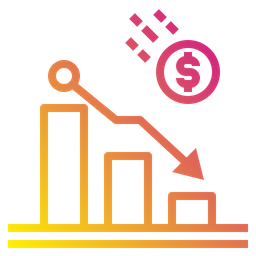 Loss Graph  Icon