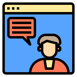 Online chat  Icon