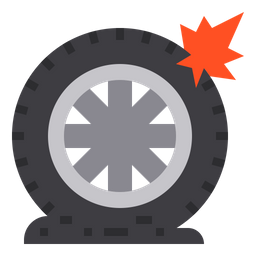 Flat Tire  Icon