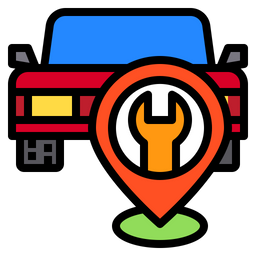 Car Service Location  Icon