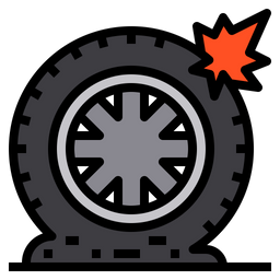 Flat Tire  Icon