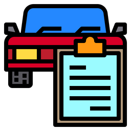 Car Service Report  Icon