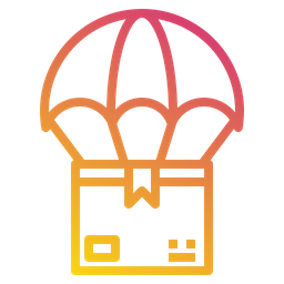 Air Balloon Delivery  Icon