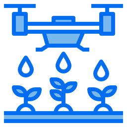 Bewässerung per Drohne  Symbol