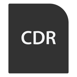 Cdr Datei Dokument Symbol