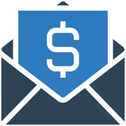 Dollar Envelope  Icon