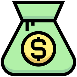 Dollar Bag  Icon