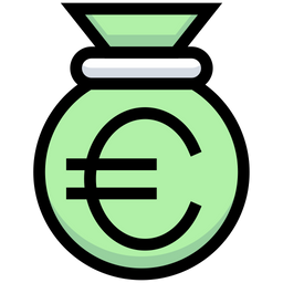 Euro Bag  Icon