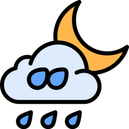 Rainy night  Icon