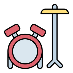 Drum Set  Icon