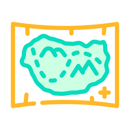 Paper Map  Icon