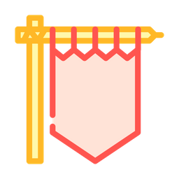 Medieval Flag  Icon