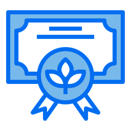 Agriculture Certificate  Icon