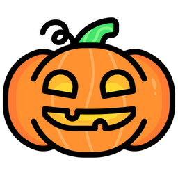 Calabaza de halloween  Icono